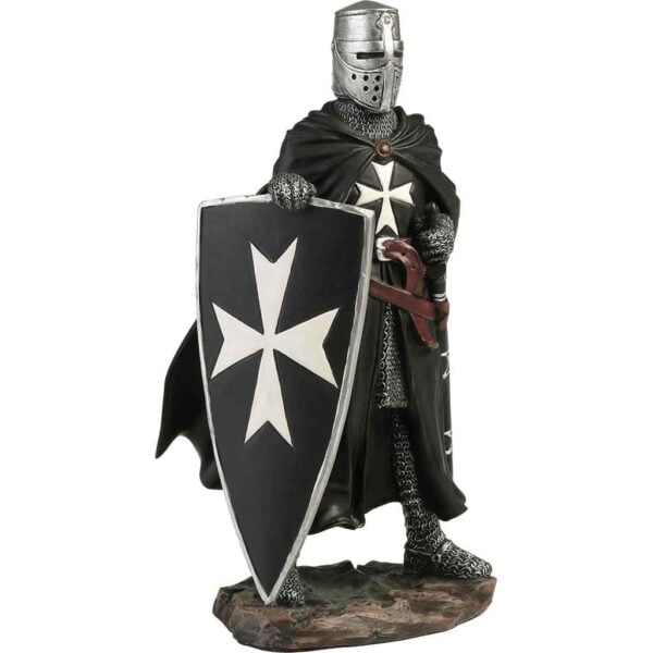 Sword and Shield Maltese Hospitaller Statue