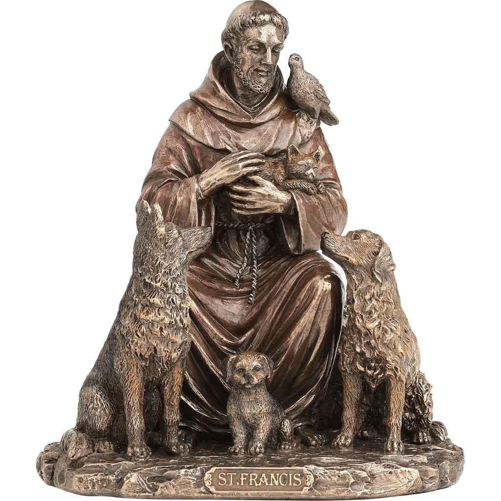 St. Francis of Assisi Blessing of Animals Statue