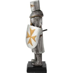 Axe and Shield Crusader Knight Statue