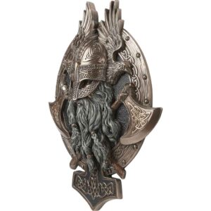 Twin Axe Viking Berserker Wall Plaque