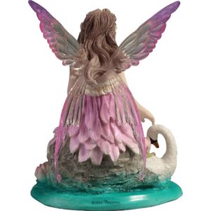 Lotus Fairy with Swan Statue
