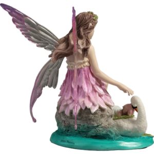 Lotus Fairy with Swan Statue