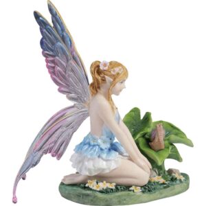 Cerulean Blue Fairy Statue