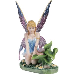 Cerulean Blue Fairy Statue