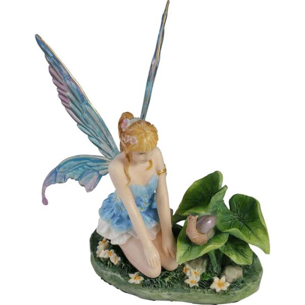 Cerulean Blue Fairy Statue