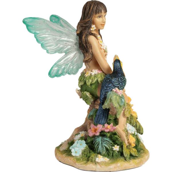 Tropical Cyan Fairy Statue
