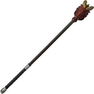 Red Calfera Two-Handed LARP Hammer