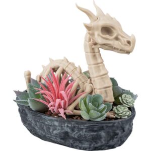Dragon Skeleton Succulent Planter
