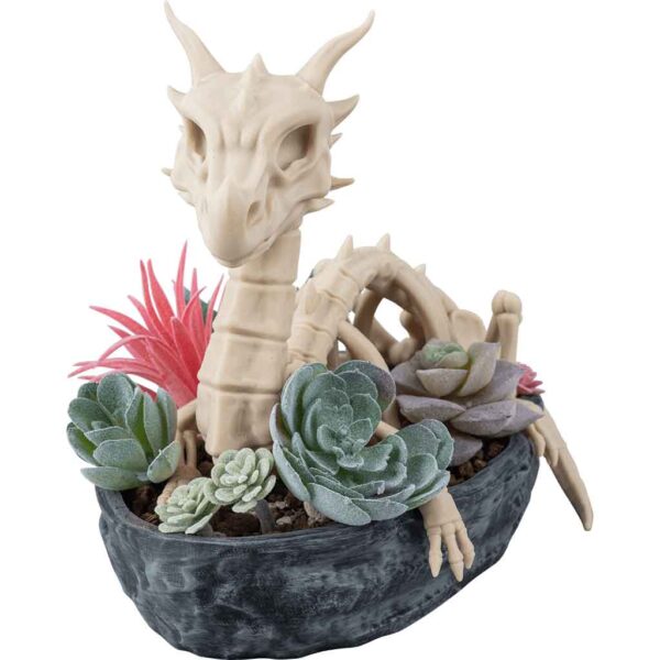 Dragon Skeleton Succulent Planter