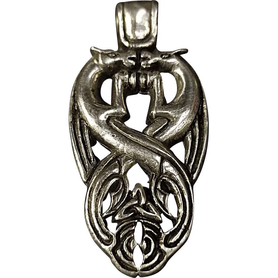Aberlemno Kelpies Pewter Pendant