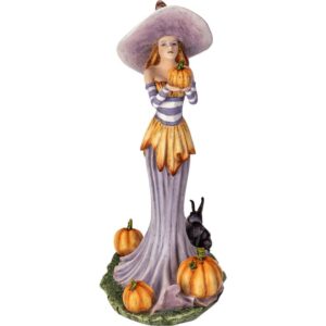 Pumpkin Witch Statue