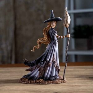 Bewitching Autumn Witch Statue
