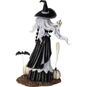 Ghost Pumpkins Witch Statue