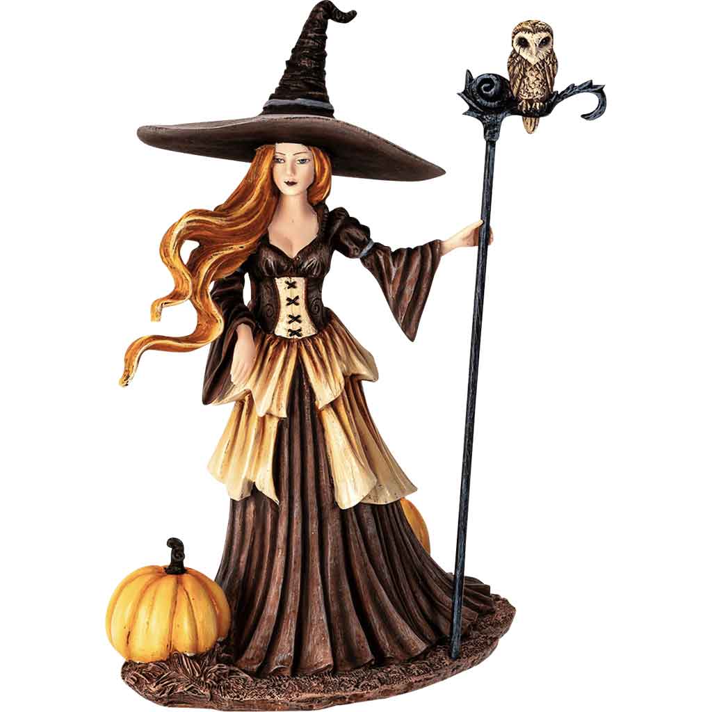 Owl Spell Witch Statue