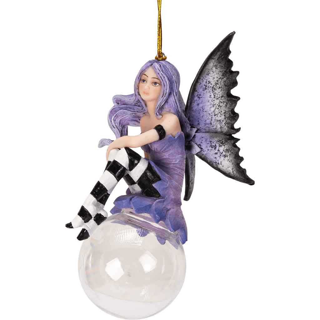 Evangeline Bubble Rider Fairy Ornament
