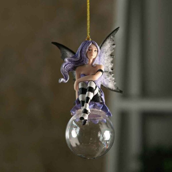 Evangeline Bubble Rider Fairy Ornament