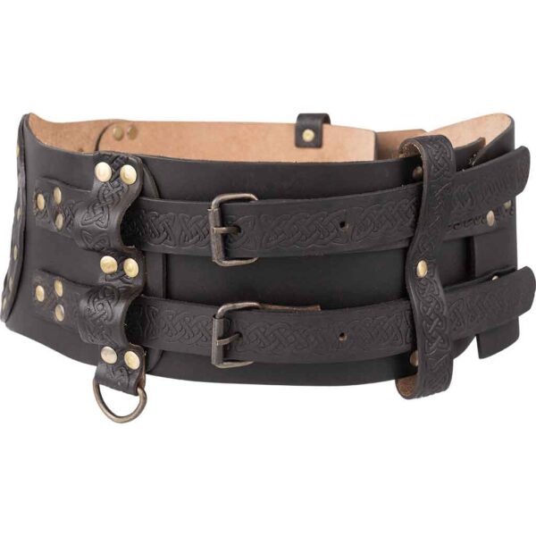 Bedran Wide Belt - Dark Brown