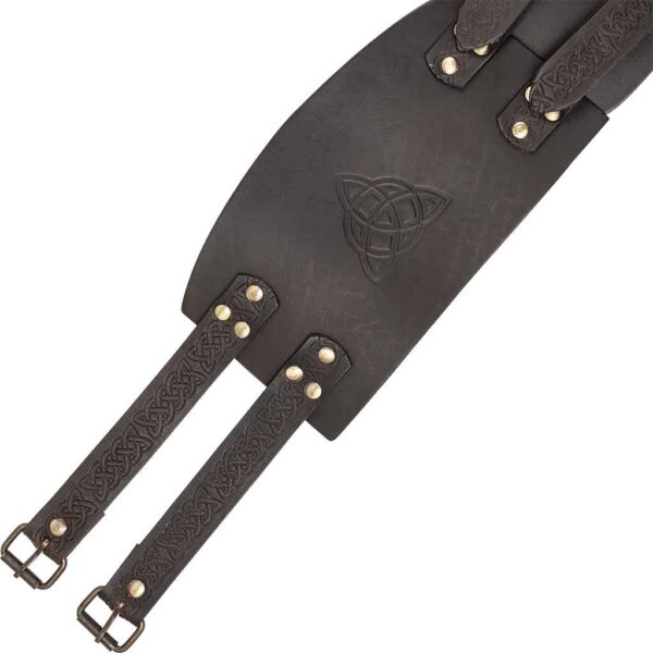 Bedran Wide Belt - Dark Brown