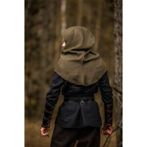 Mannix Linen Gugel - Green