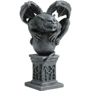 Gargoyle On Sphere and Pillar Statue