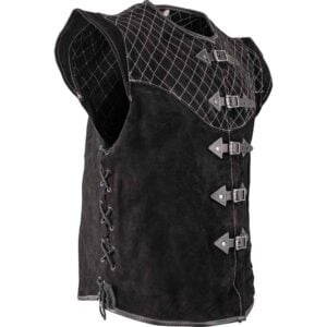 Ristridin Suede Vest
