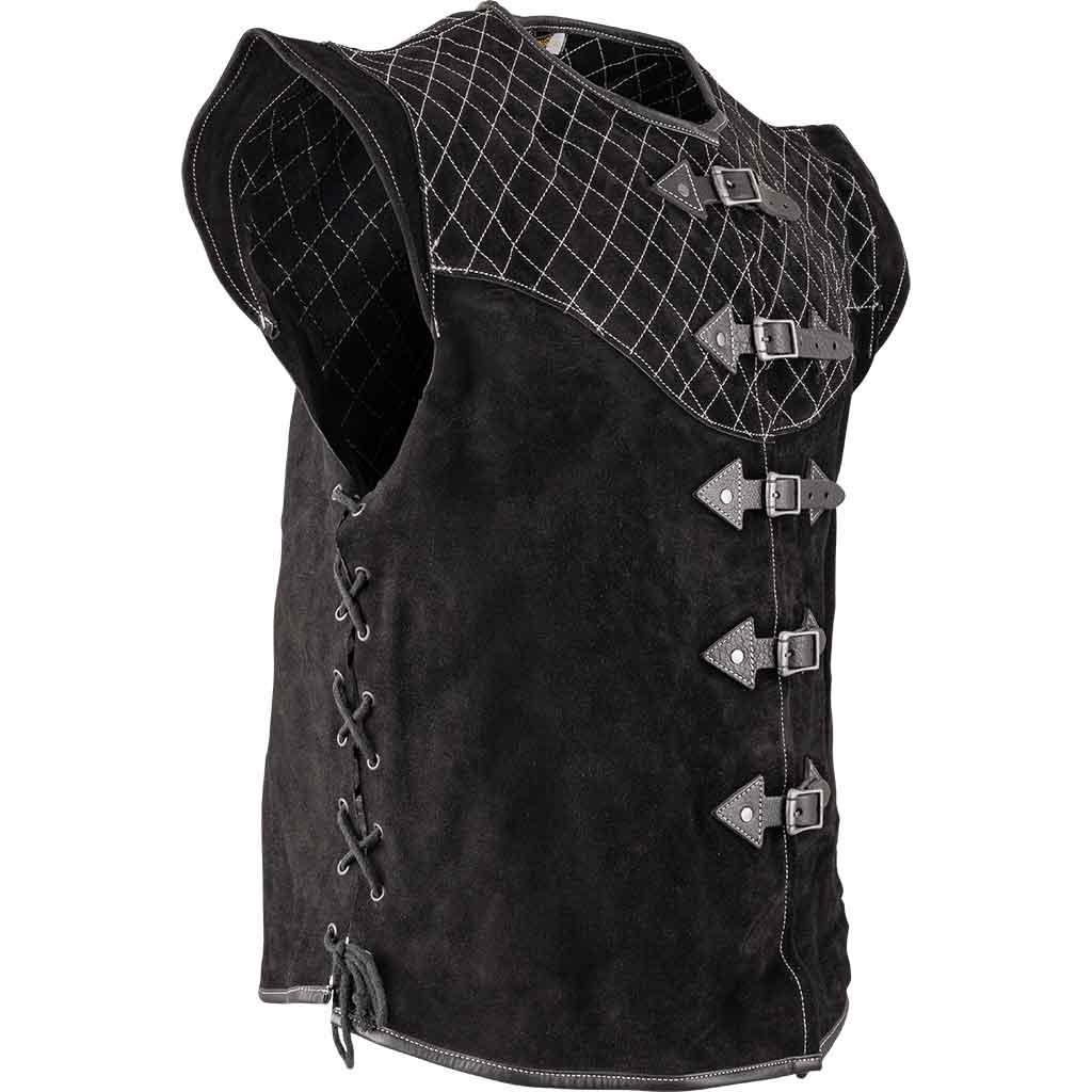 Ristridin Suede Vest
