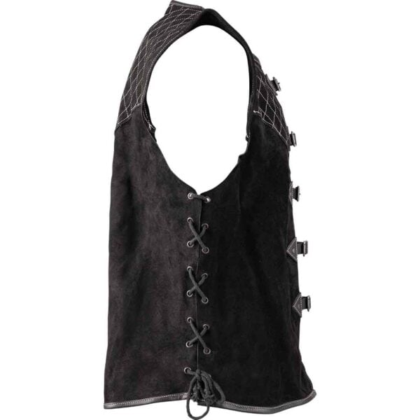 Ristridin Suede Vest