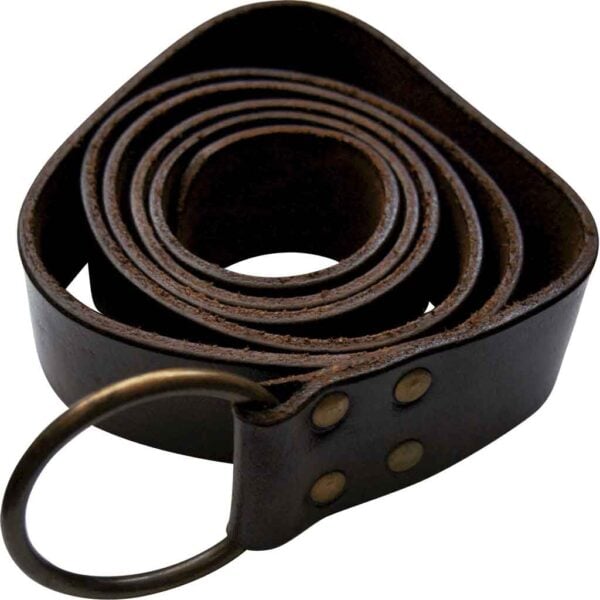 Kegan Celtic Ring Belt - Dark Brown