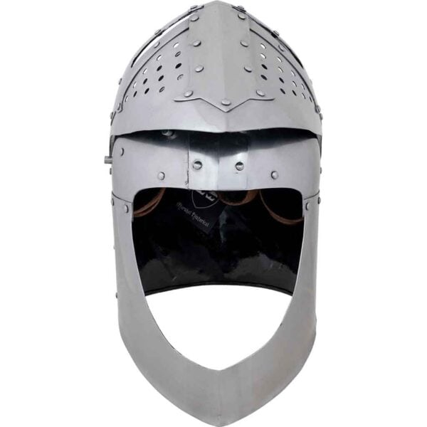 14th Century Visored Bascinet