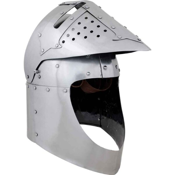 14th Century Visored Bascinet