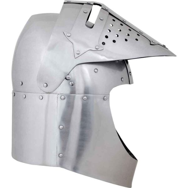 14th Century Visored Bascinet