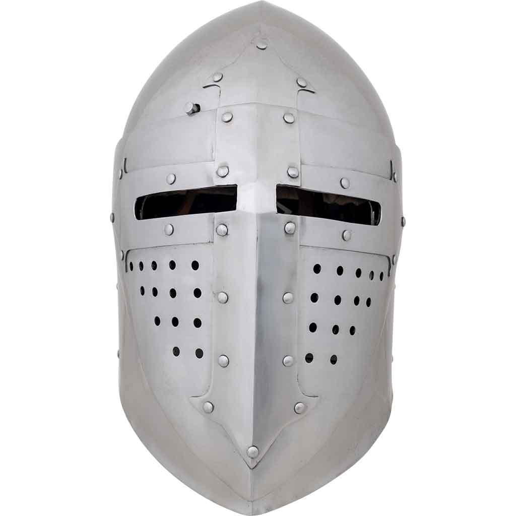 14th Century Visored Bascinet