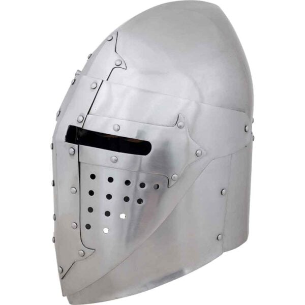 14th Century Visored Bascinet