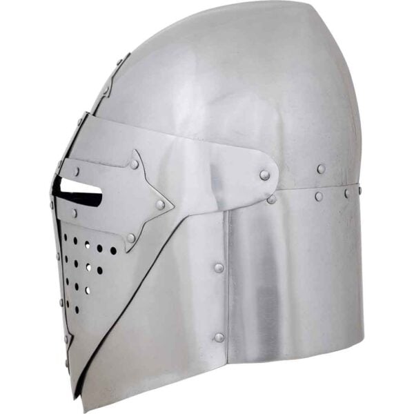 14th Century Visored Bascinet
