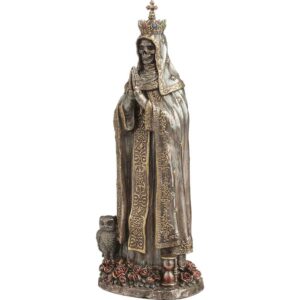 Crowned Santa Muerte Death Statue