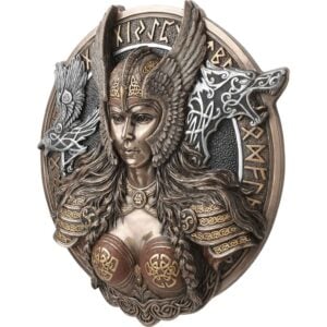 Large Runic Valkyrie Wall Plaque