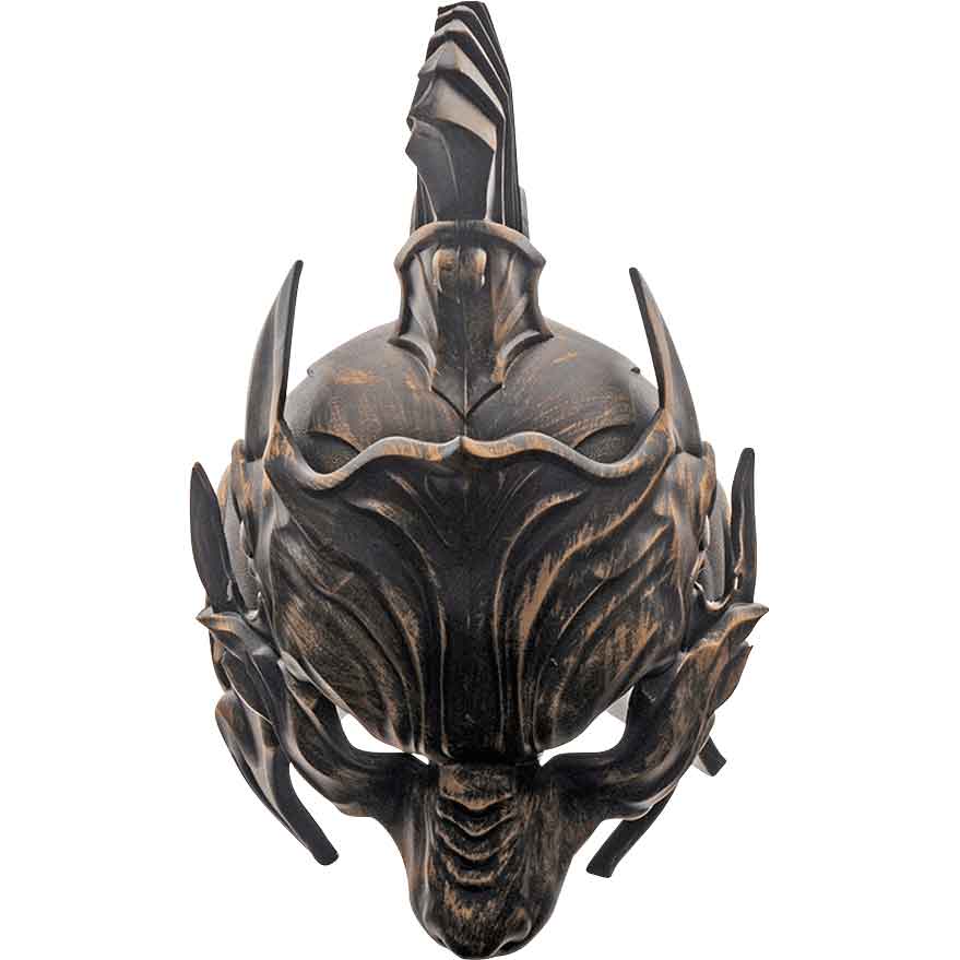 Foam Bronze Wolf Helmet