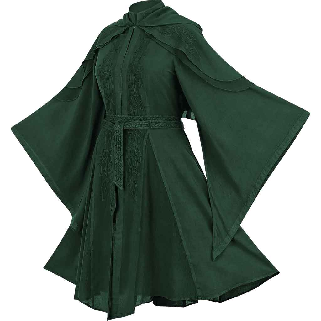 Lorana Elven Coat - Huntress Green