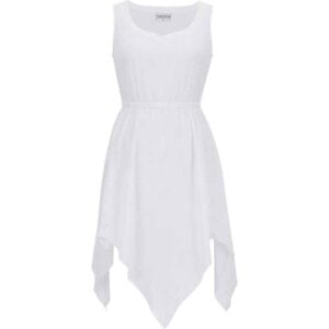 Robyn Short Hooded Medieval Dress with Chemise - Huntress Green