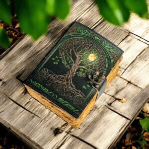 Grimoire Tree of Life Leather Journal
