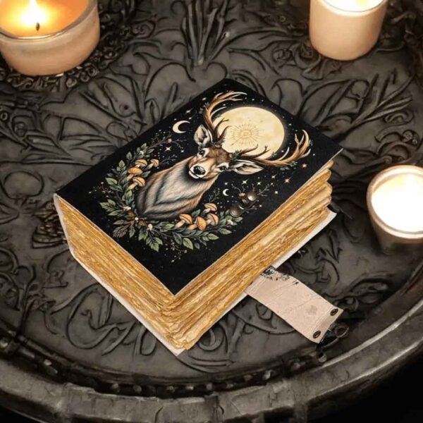 Grimoire Deer Leather Journal