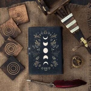 Moon Phase Leather Journal