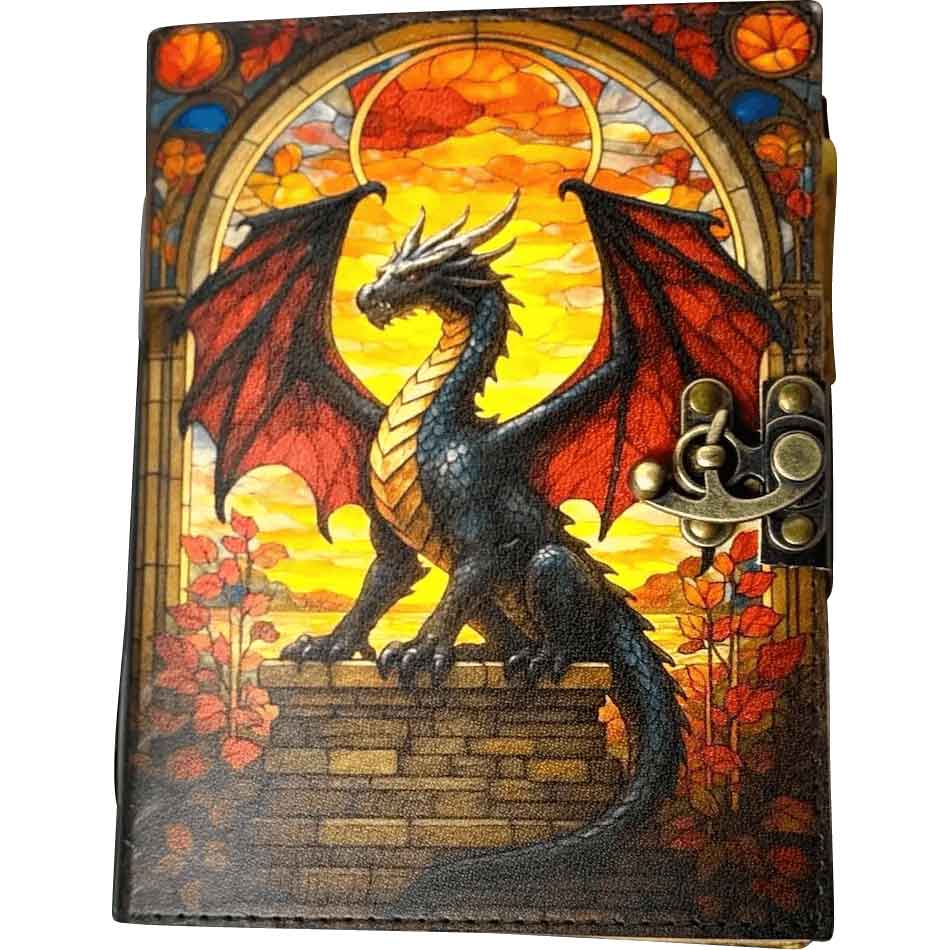 Grimoire Dragon Leather Journal