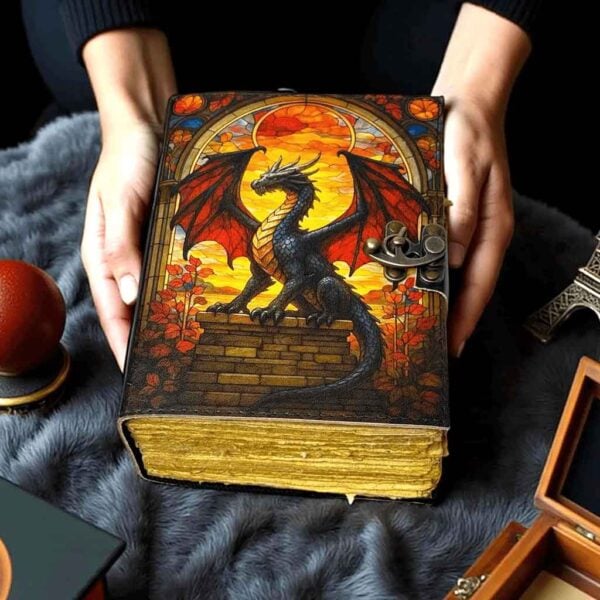 Grimoire Dragon Leather Journal