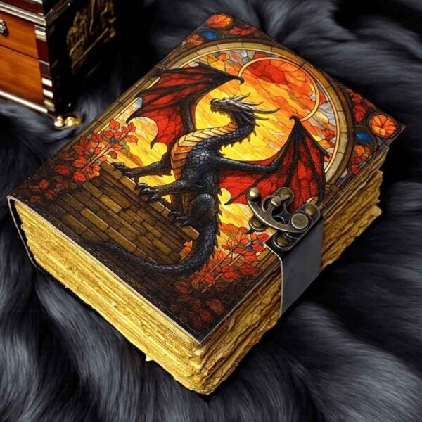 Grimoire Dragon Leather Journal