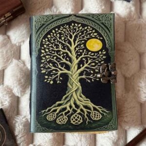 Woven Tree of Life Leather Journal