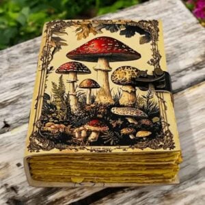 Grimoire Mushroom Leather Journal