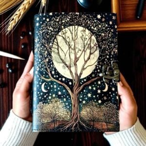 Tree and Sky Leather Journal