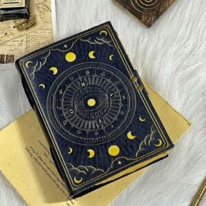 Zodiac Moon Leather Journal