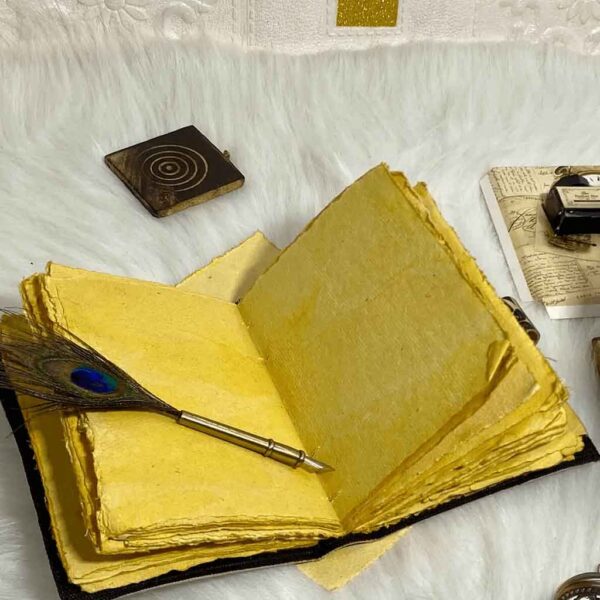 Zodiac Moon Leather Journal